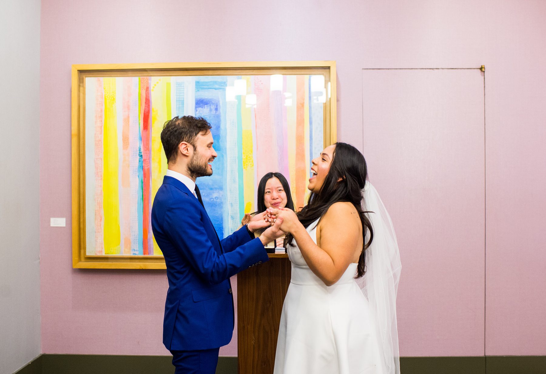 Couple Getting Married at City Hall in NYC