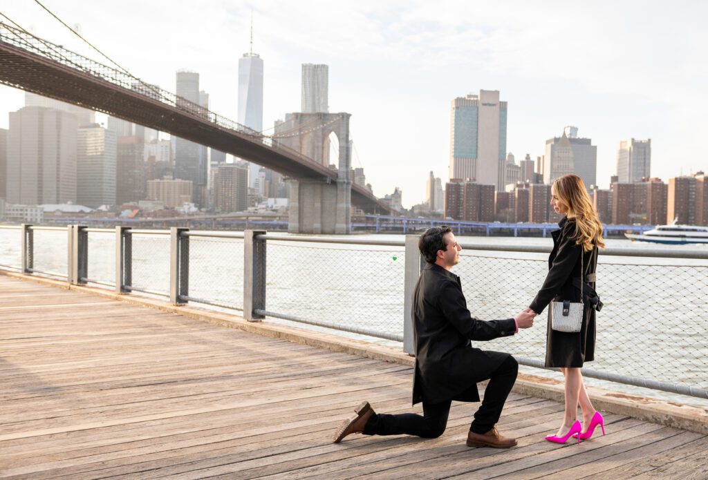 Brooklyn Bridge Park Marriage Proposal 