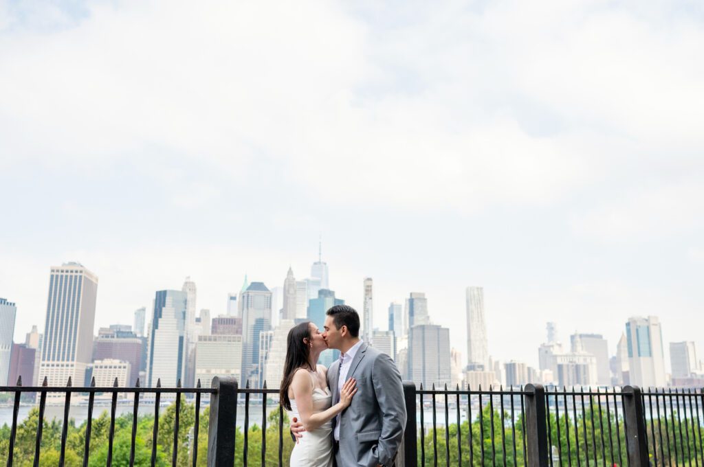 Brooklyn Promenade Wedding Photo