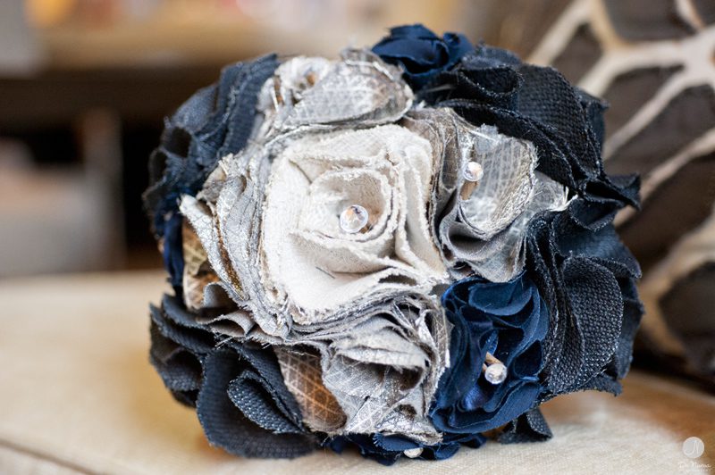 Fabric Wedding Flowers