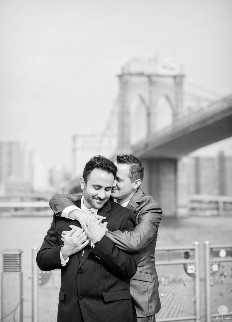 Gay Friendly Wedding Photographer at Brooklyn Bridge