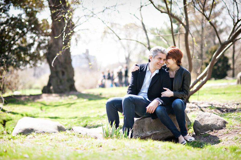 Engagement Photos at Brooklyn Botanic Garden