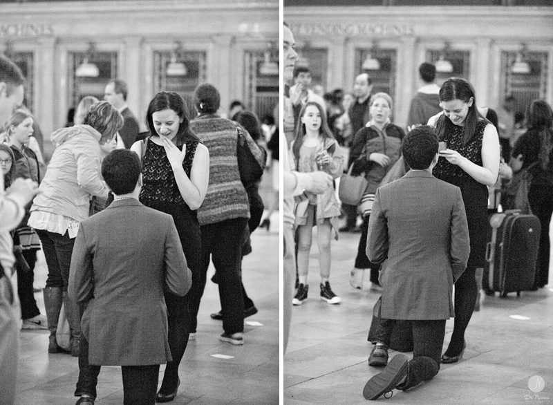 NYC Proposal Photographer Grand Central 