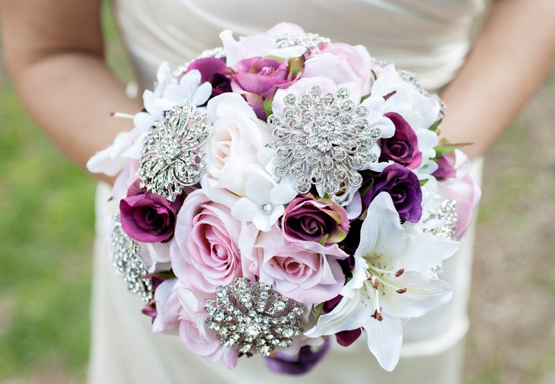 Wedding Bouquet with Jewels