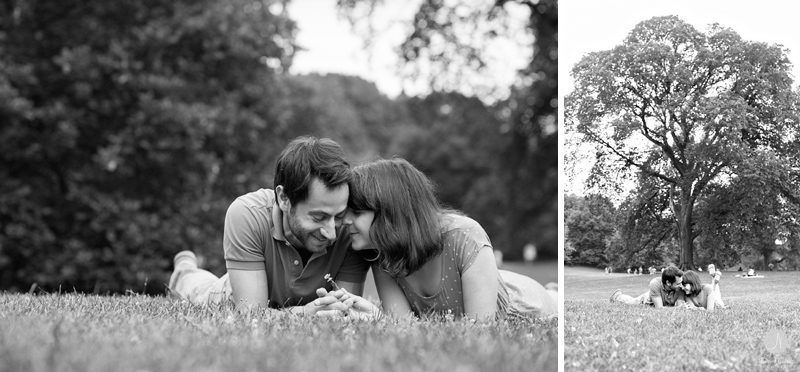 Black and White Engagement Photos Brooklyn 