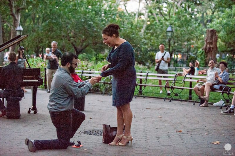 Marriage Proposal In New York City 