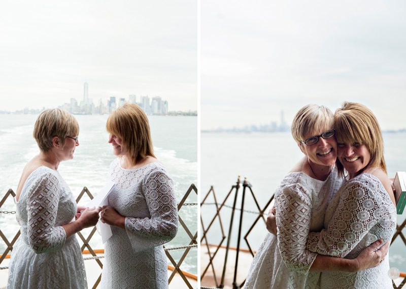 Wedding on the Staten Island Ferry