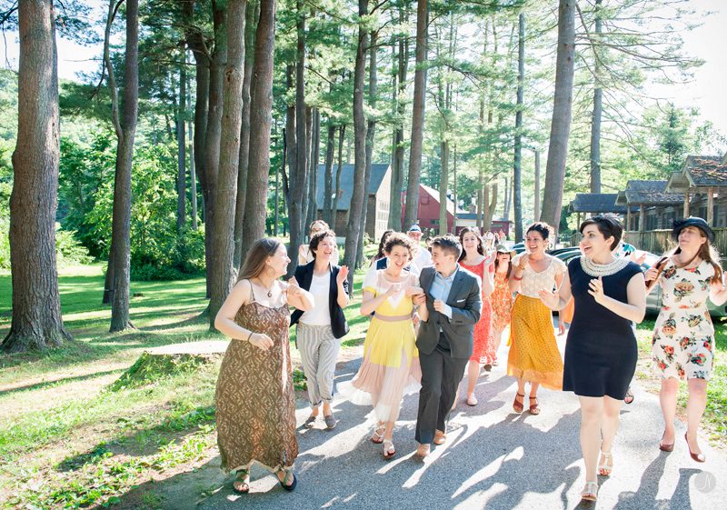 Queer Jewish Wedding in the Woods 