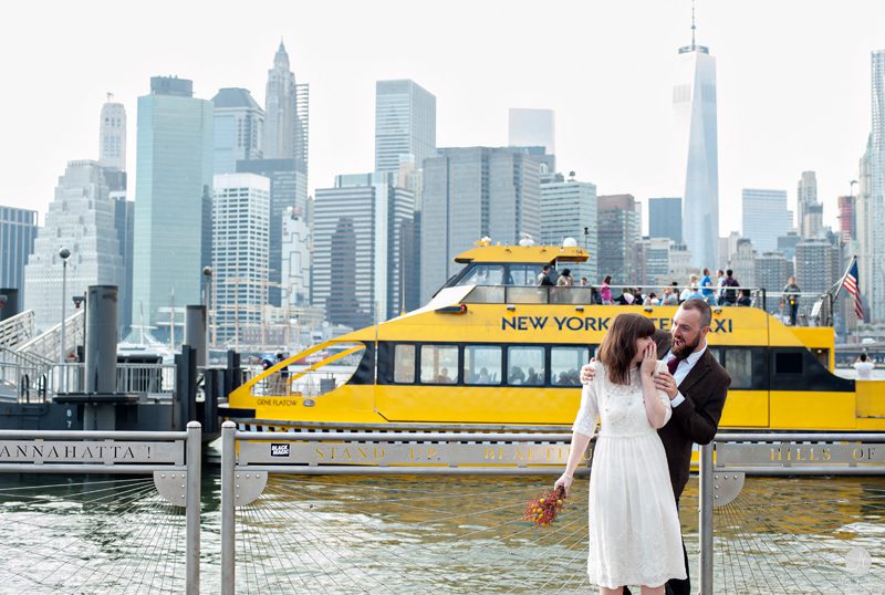 NYC Water Taxi Wedding