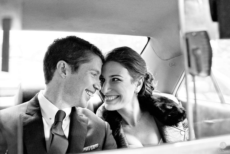 Wedding Photos in  Taxi