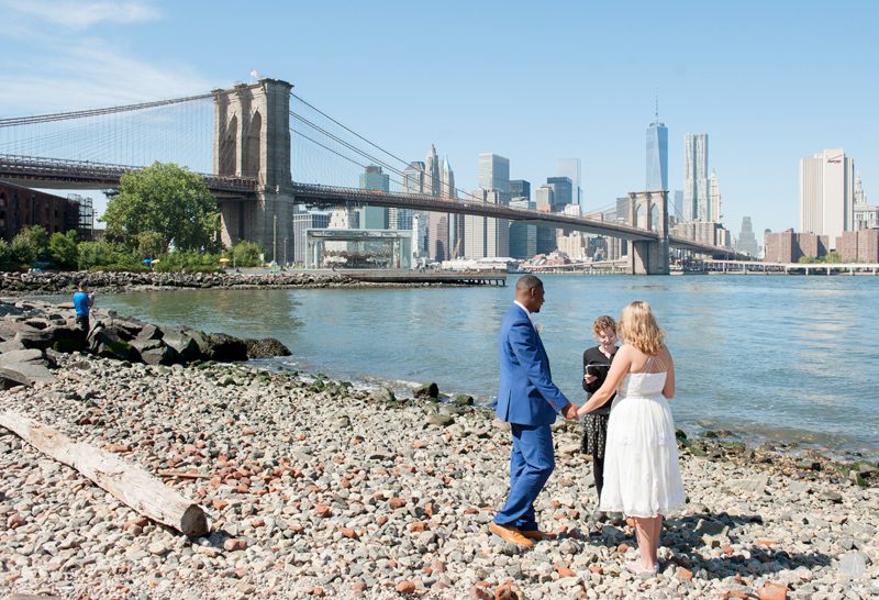 Wedding Under the Brooklyn Bridge