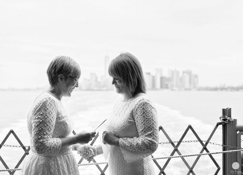 Elopement on the Staten Island Ferry NYC