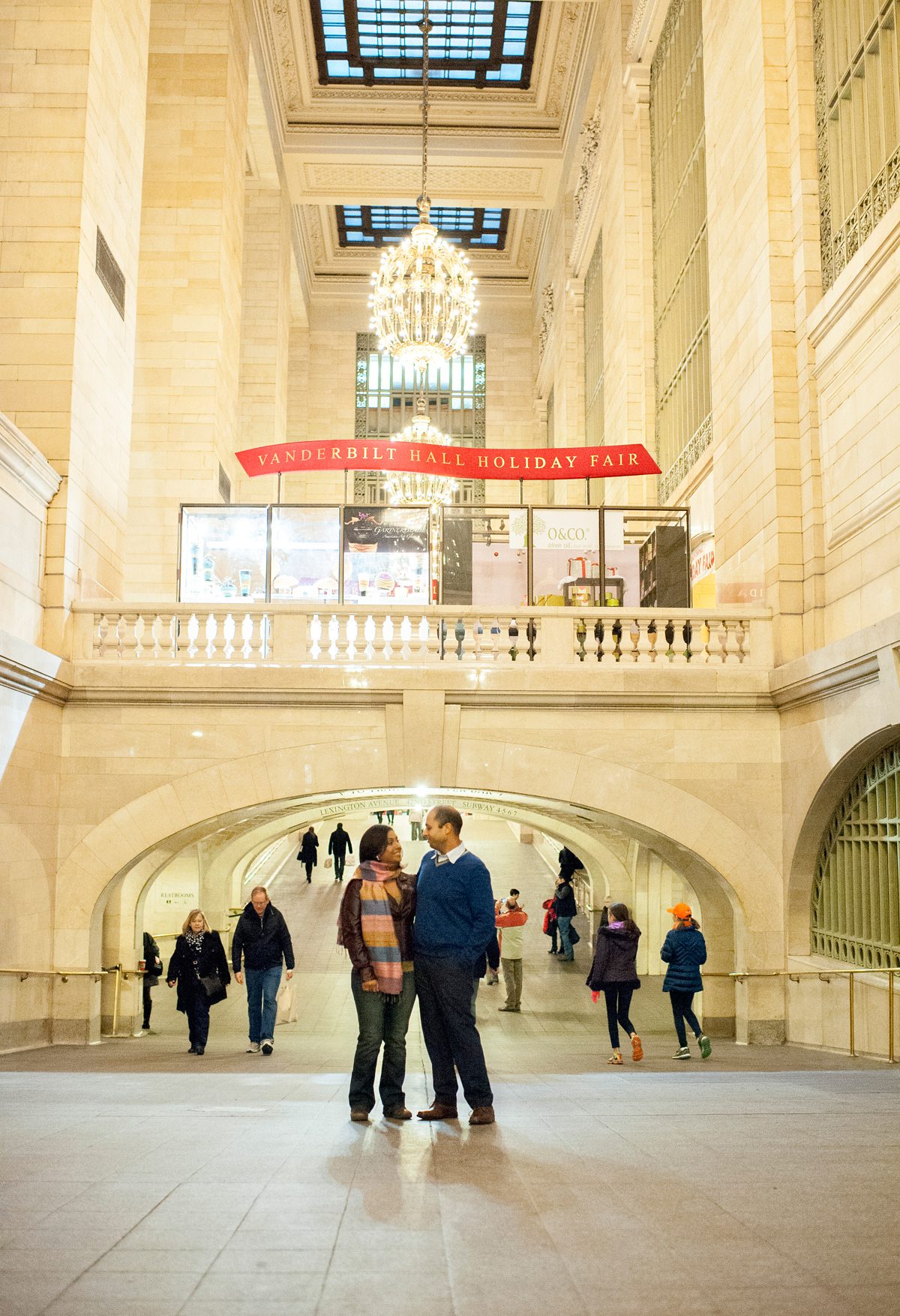 Grand Central Engagement Photos