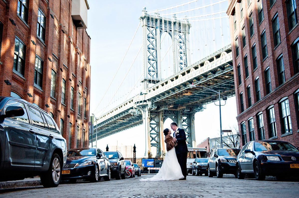 Manhattan Bridge Brooklyn Wedding 