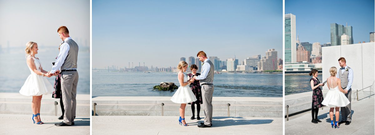 Wedding at Four Freedoms Park