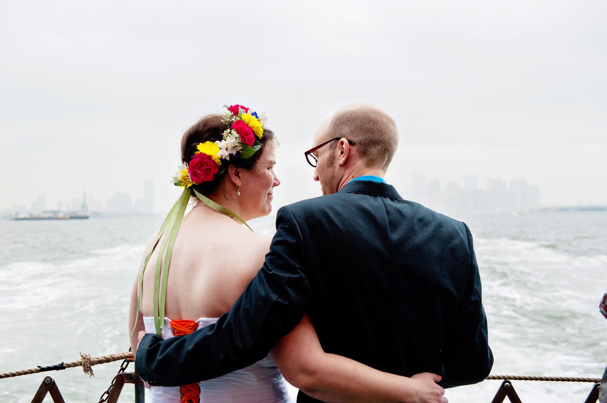 Elopement on a Boat NYC