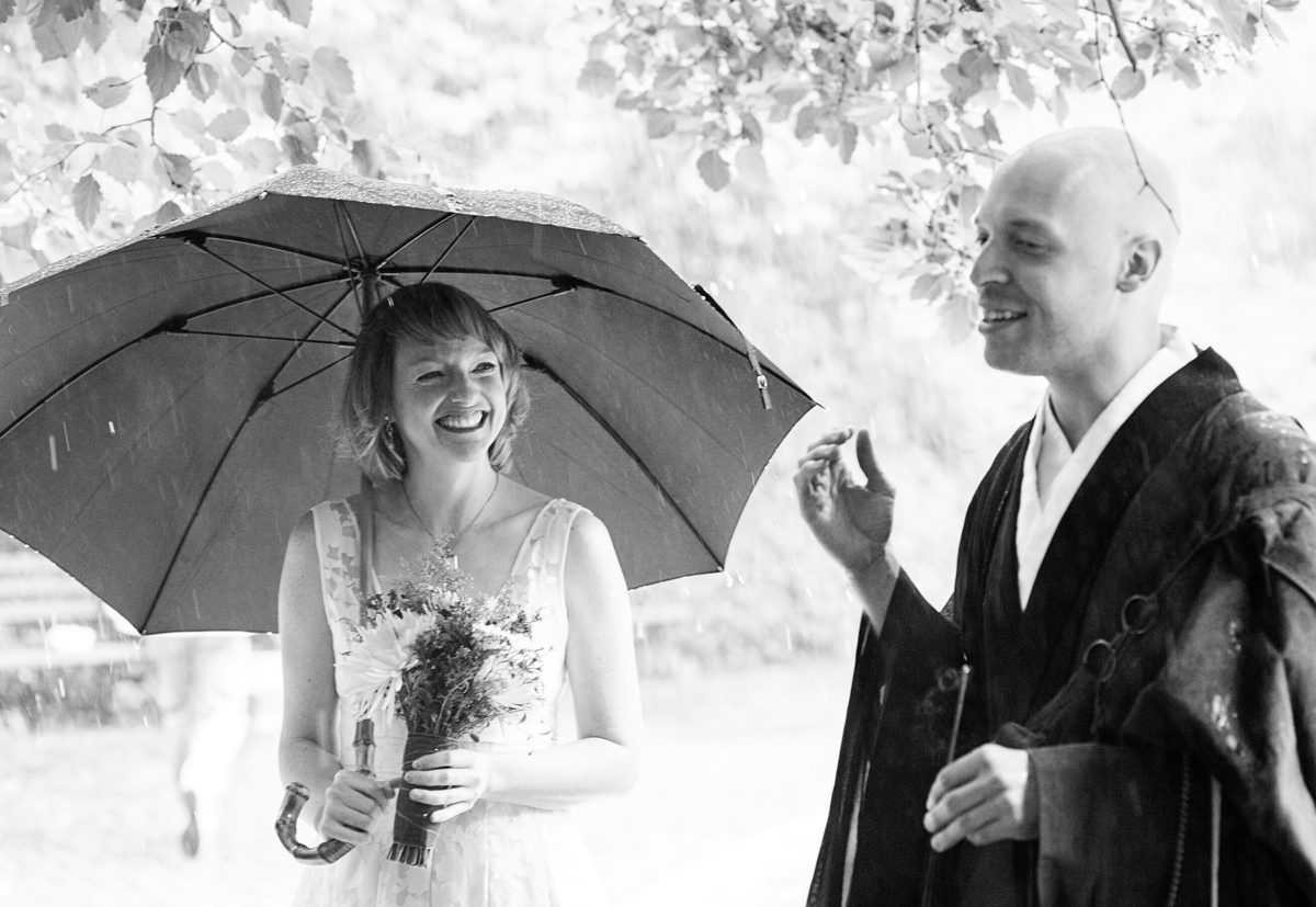 Rain during wedding Ceremony