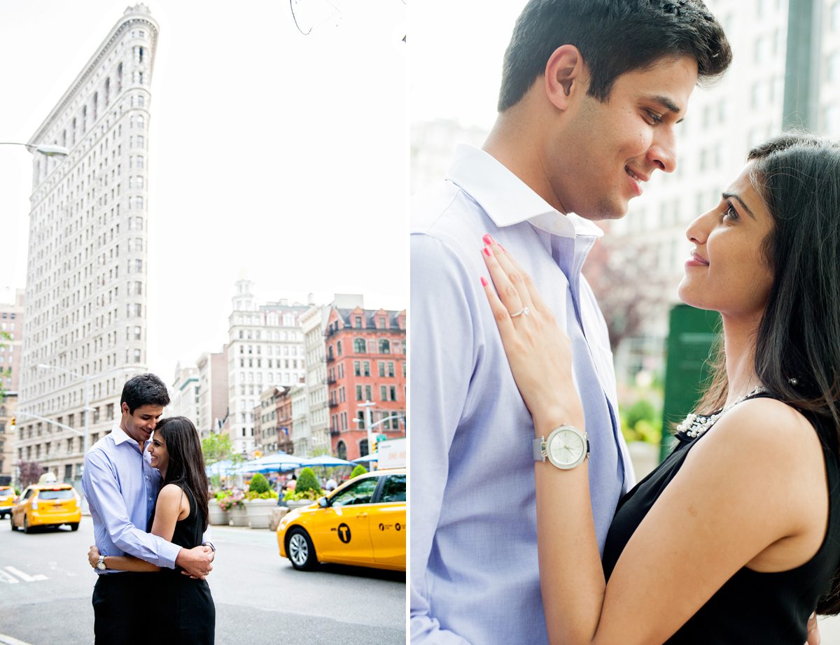 Engagement Photos Flatiron Building in NYC
