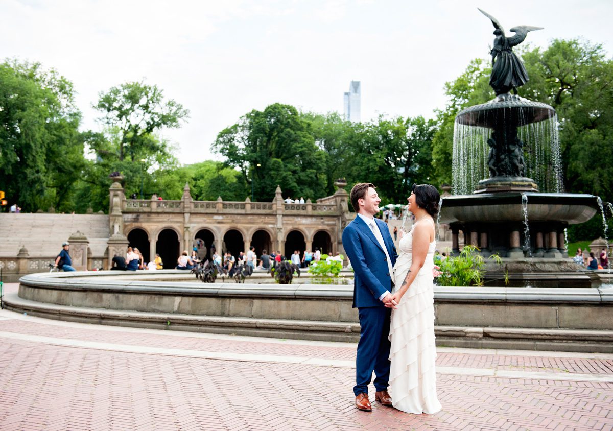 Wedding at Bethesda Fountain
