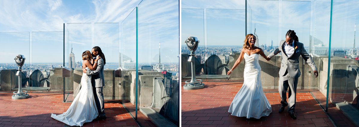 Elopement on Top of the Rock