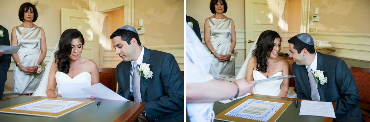 Ketubah Signing Jewish Wedding