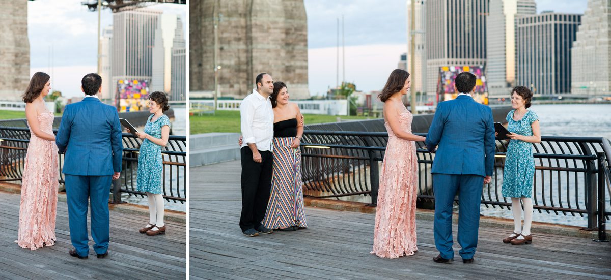 Brooklyn Bridge Park Wedding Ceremony