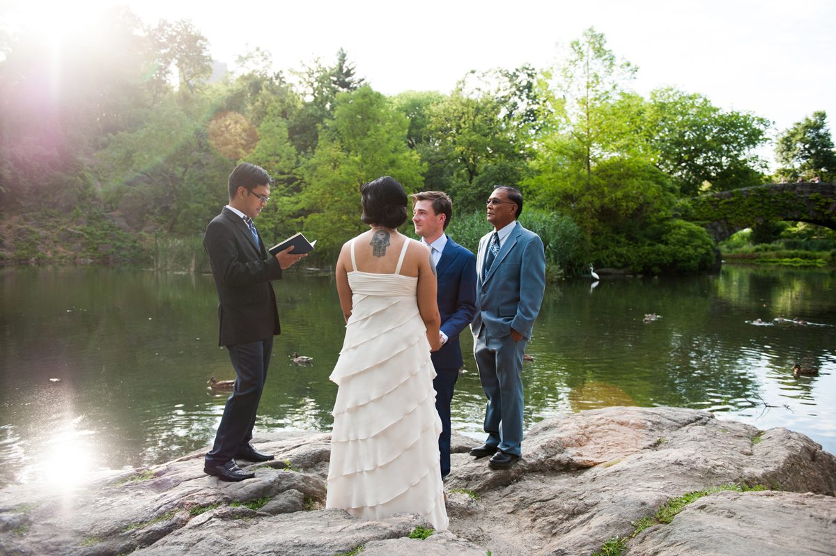 Sunset Wedding in Central Park