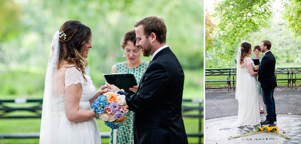 Wedding at the Imagine Memorial Central Park 