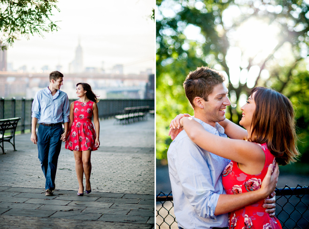 Brooklyn Heights Promenade Engagement Photos