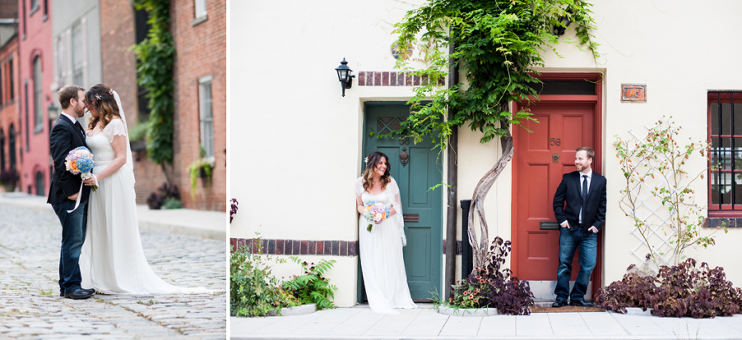 Wedding Photos at Washington Mews NYC