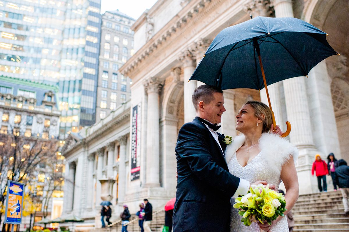 Central Park Elopement in the Rain