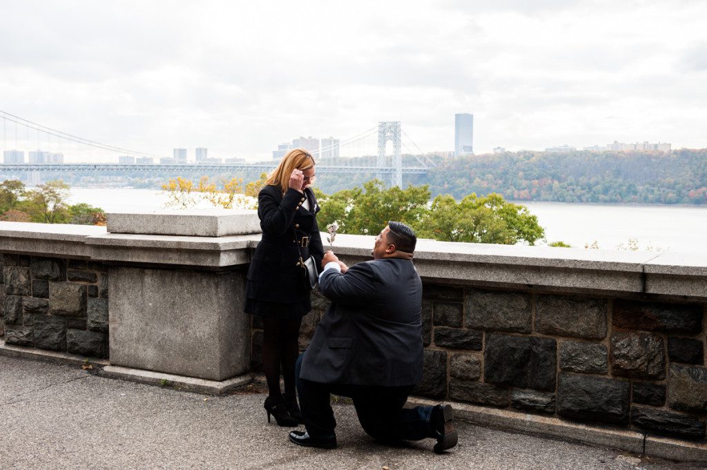 NYC Proposal Photos in Fort Tryon Park
