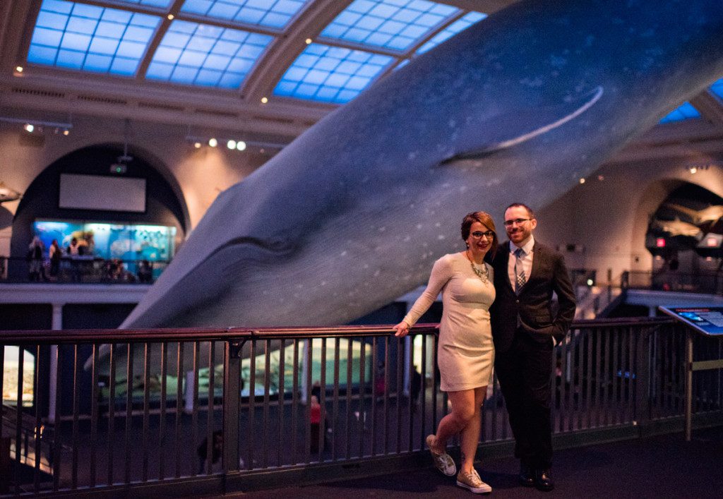 Wedding Photos with Blue Whale