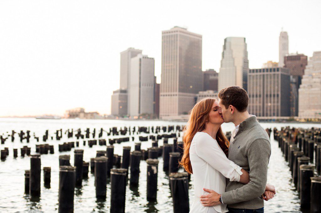 Engagement-Photos at Brooklyn Bridge