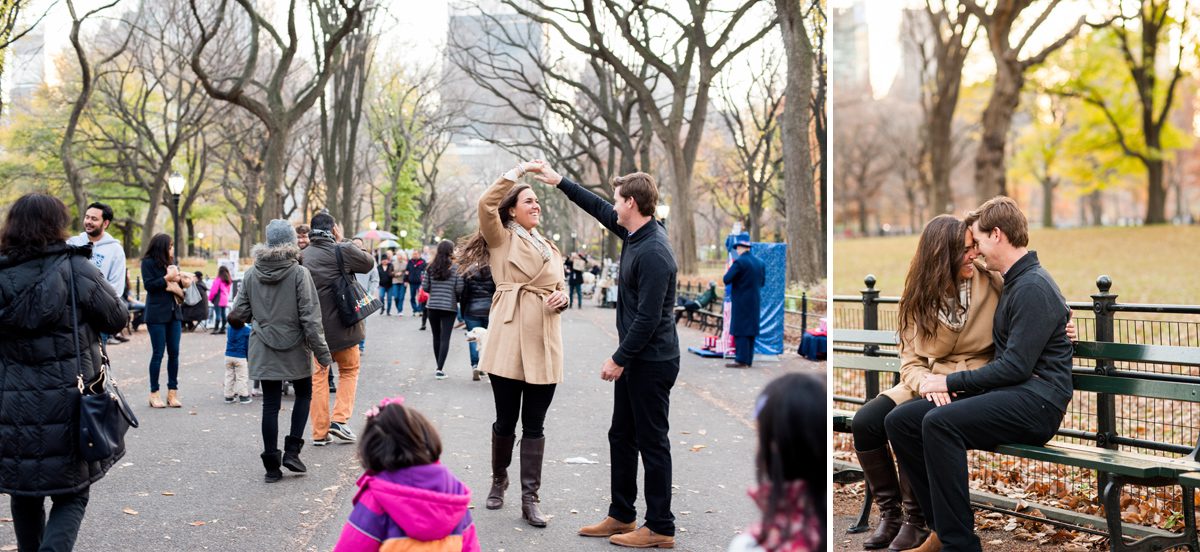 Fall Engagement in Central Park