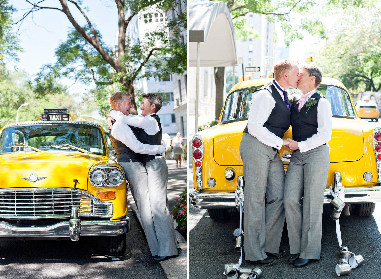 Classic Checkercab Elopement NYC