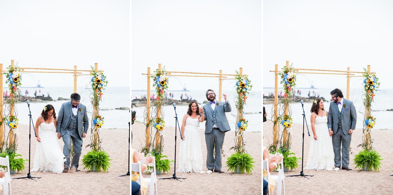 Lighthouse Point Park Jewish Wedding Ceremony
