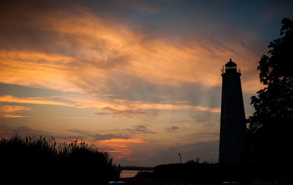 Sunset Lighthouse Point Park