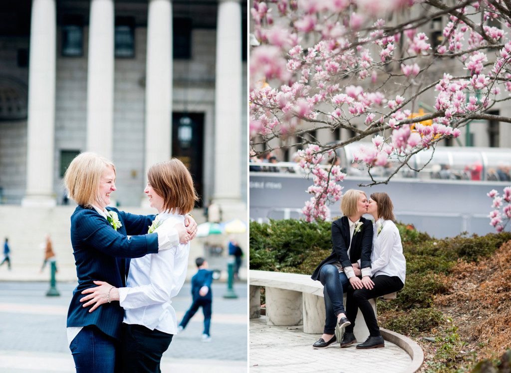Spring Elopement in NYC