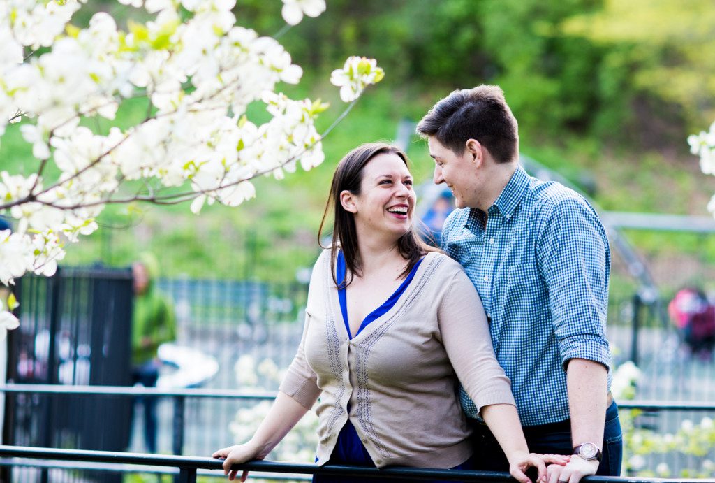 Spring Engagement Photos in Central Park
