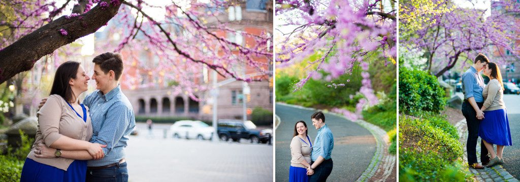 Spring Engagement in Central Park