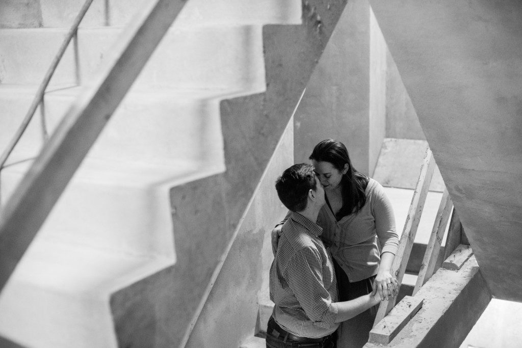 Stairwell Engagement Photos