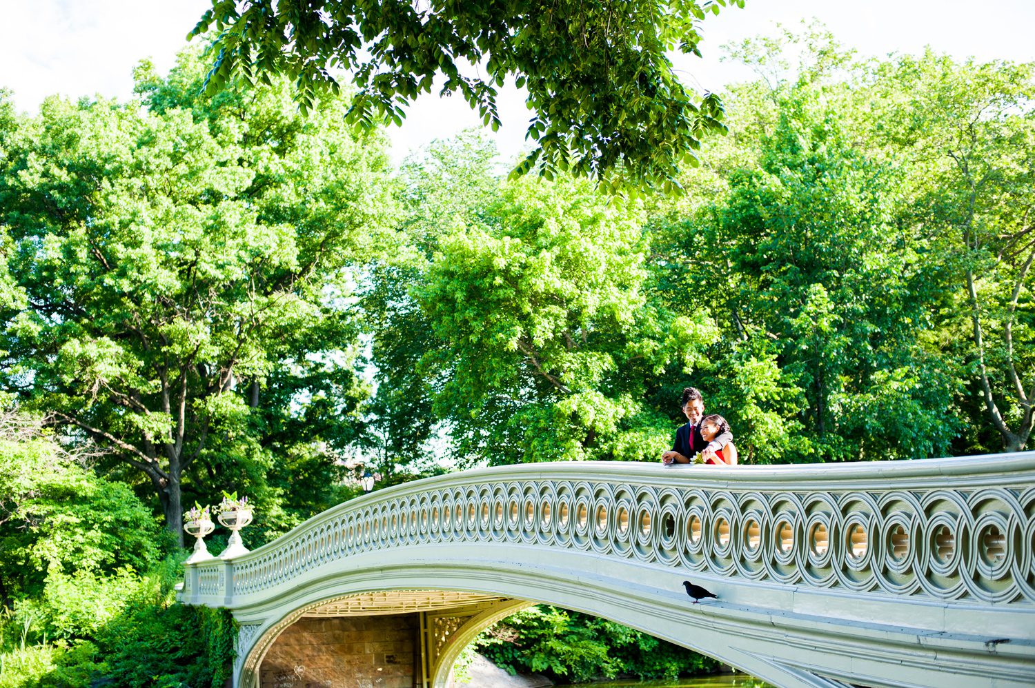 Central Park Bow Bridge Wedding Photos