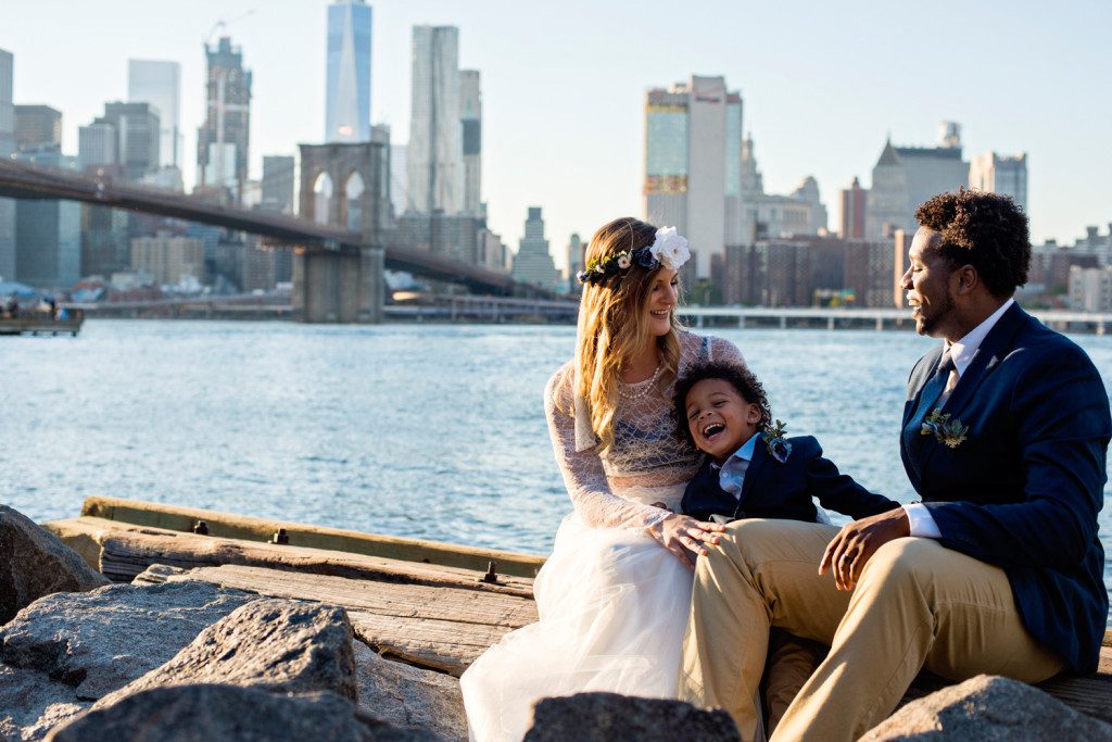 Family Wedding Photos Brooklyn Bridge Park