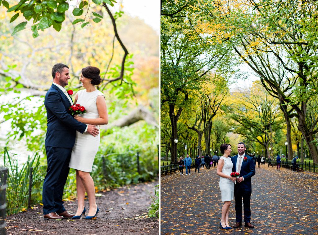 Fall Wedding in Central Park