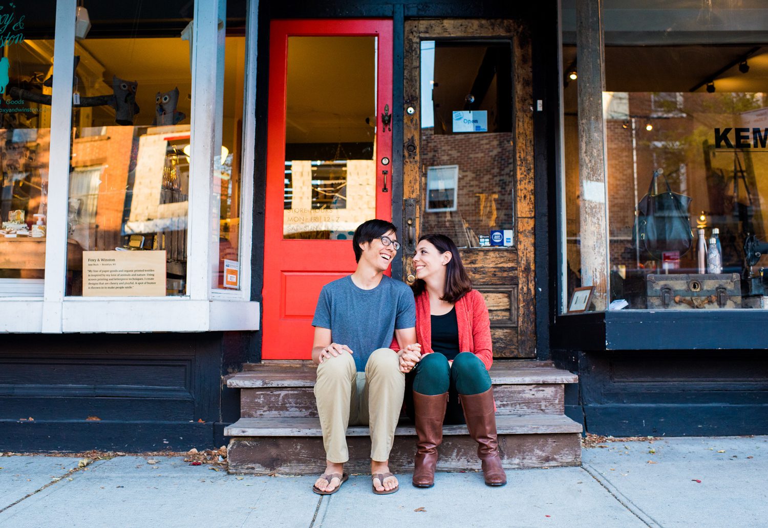 Red Hook Brooklyn Engagement Photographer 