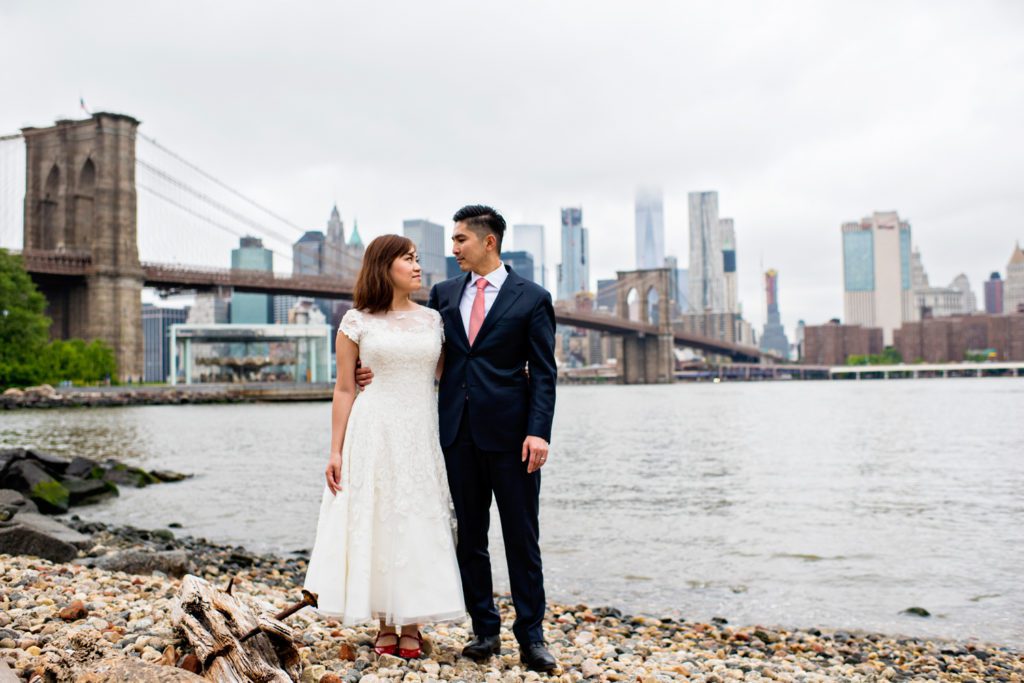 Brooklyn Bridge Park Wedding Elopement
