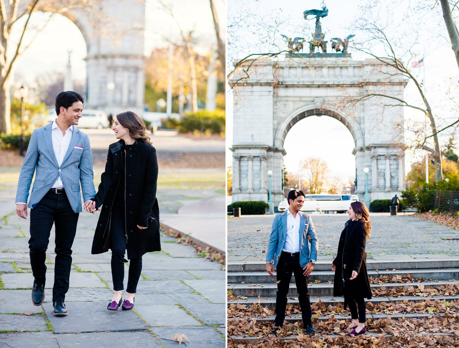 Grand Army Plaza Engagement Photos
