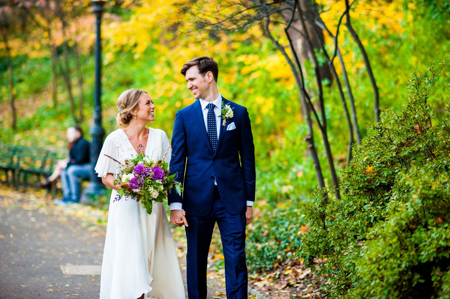 Fall Wedding in Central Park 