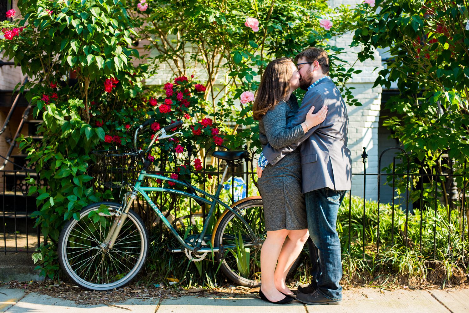 Engagement Photos with Bikes
